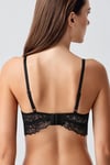 Straplez Destekli Siyah Bralet Sütyen 8425