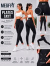Toparlayıcı Pilates Siyah Tayt