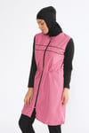 W1106 Cansoy Taytlı Tesettür PEMBE