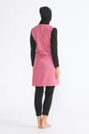 W1106 Cansoy Taytlı Tesettür PEMBE