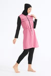 W1106 Cansoy Taytlı Tesettür PEMBE