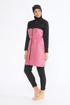 W1107 Cansoy Taytlı Tesettür PEMBE
