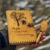 GÜNLÜK ANI DEFTERİ DERİ KAPLAMA 