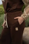 Bel Lastik Ve Bağlama Detaylı Kadın Pantolon