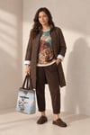 Bisiklet Yaka Uzun Kol Taşlı Kadın Bluz