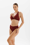 Çapraz Şerit Detay Boyun Bağlama Kadın Bikini