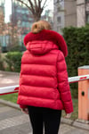 Cep Peluş Detay Şişme Mont