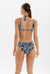 Çizği Desen Detaylı Kadın Bikini