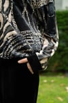 Kapüşon Detaylı Zebra Desenli Takım