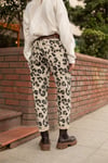 Leopar Desenli Likralı Pantolon