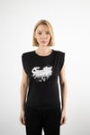 Önü Payet Kalpli Tshirt