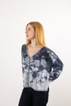 Oversize Pul Payet İşleme Detay Hırka