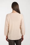 V Yaka Detay Düğmeli Uzun Kollu Kadın Triko