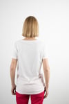 V Yaka Detaylı Kısa Kollu Basic Tshirt