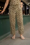 Zebra Desen Detaylı Vual Kadın Pantolon