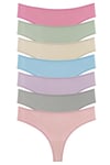 Kadın Fitilli Brazilian Tanga 7 li Paket Set  MODEL5