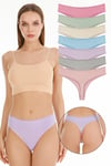 Kadın Fitilli Brazilian Tanga 7 li Paket Set  MODEL5