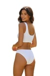 Sensu Kadın Basic Beyaz Bikini Model 5li Külot Paket Seti