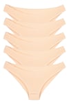 Sensu Kadın Basic Siyah Bikini Model 5li Külot Paket KTS1057 1058