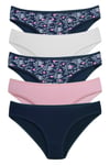 Sensu Kadın Basic Slip Külot Karışık Renkler 5 li Set