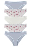 Sensu Kadın Basic Slip Külot Karışık Renkler 5 li Set
