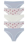 Sensu Kadın Basic Slip Külot Karışık Renkler 5 li Set