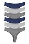 Sensu Kadın Brazilian Tanga 6 Lı Paket Set - KTS1169 MODEL2