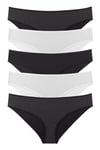 Sensu Kadın Büyük Beden Puantiyeli Model -  5li Slip Külot Set - KTS3066 KARIŞIK