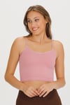 Sensu Kadın İp Askılı Pamuklu Crop Büstiyer  -  BST1015 PEMBE