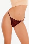 Sensu Kadın İpli Dantelli Tanga 5li  Külot Set Karışık Renkler KTS3062 MODEL5