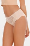 Sensu Kadın Lazer Kesim Dantel Detaylı Slip Külot 3 lü Paket Set - KTS3100 MODEL1