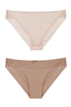 Sensu Kadın Lazer Kesim Dantelli Slip Külot 3 lü Paket Set - KTS3101 MODEL3