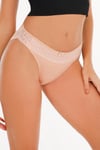 Sensu Kadın Lazer Kesim Dantelli Slip Külot 3 lü Paket Set - KTS3101 MODEL1