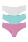 Sensu Kadın Panty Lazer Kesim Külot 3 lü Paket Set