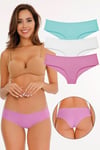 Sensu Kadın Panty Lazer Kesim Külot 3 lü Paket Set
