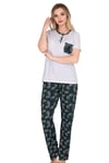 Sensu Kadın Pijama Takımı Kısa Kollu PJ3006