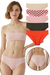Sensu Kadın Puantiyeli Model Slip Külot  5 Li Paket Set KTS1188