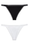 Sensu Kadın Transparan Lastikli Bikini Model  Külot 7li Paket Set KTS3068 MODEL2