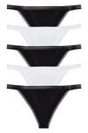 Sensu Kadın Transparan Lastikli Bikini Model  Külot 7li Paket Set KTS3068 MODEL2