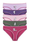 Sensu Kız Çocuk Pamuklu 5Li Külot Set - KIDS2600  MODEL6