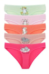Sensu Kız Çocuk Pamuklu 5Li Külot Set - KIDS2600  MODEL1