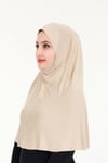 Sensu Peçeli Hazır Türban Pratik Şal Hijab Namaz Örtüsü TEN