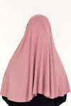 Sensu Peçeli Hazır Türban Pratik Şal Hijab Namaz Örtüsü GULKURUSU