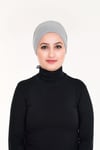 Sensu Tesettür Lüks Penye Bone  GRI