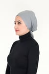 Sensu Tesettür Lüks Penye Bone  GRI