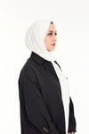 Sensu Tesettür Penye Şal  BEYAZ