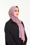 Sensu Tesettür Pratik Geçmeli   Hazır Penye  Şal GULKURUSU