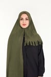Sensu Tesettür Pratik Piliseli Hazır Şal  HAKI