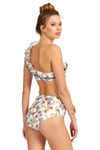 Argento 00-1344-8067 Kadın Fırfır Detaylı Deniz Kabuklu Desen Bikini