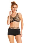 Argento 01-1196-1101 Kadın Leopar Desen Nadide Tankini